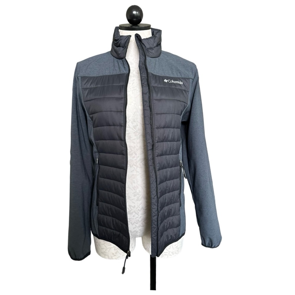 Columbia Women's Track Lines Hybrid Light Insulated Full Zip Jacket Size Small - Picture 7 of 16